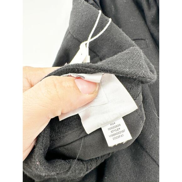 Vince Wool-Blend Flannel Easy Pull-on Black Pants Size 2X NWT - Picture 4 of 7